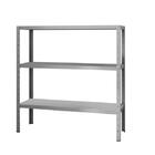 Estante De Aço Bariloche 3 Prateleiras 96x95cm Cinza