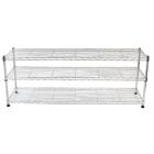 Estante De Aço Cromada Click 3 Prateleiras Aramada