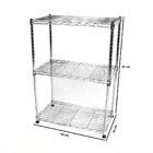 Estante De Aço Cromada Click 3 Prateleiras Aramada