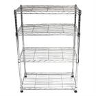 Estante De Aço Cromada Click 4 Prateleiras Aramada