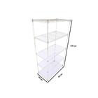 Estante De Aço Cromada Click 5 Prateleiras Aramada