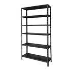 Estante De Aço Multi Uso 6 Prateleiras  Amapá Cor Preto Lr- 1