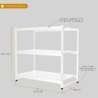 Estante De Aço Multiuso Modular Reforçada 58cm Branca