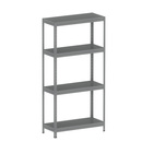 Estante De Aço Pesada 185x92x40 4 Prat. Aço Pandin - Cinza