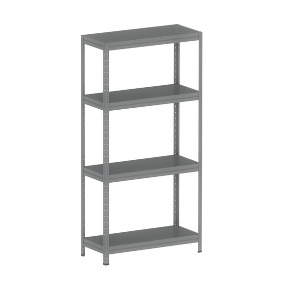 Estante De Aço Pesada 185x92x40 4 Prat. Aço Pandin - Cinza
