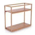 Estante De Bancada Linha Frame Organizador Aço E Madeira Mdf