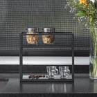 Estante De Bancada Organizador Linha Frame Aço E Vidro Forma