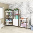 Estante De Canto Az1020 Com 5 Prateleiras - Branco/nogal