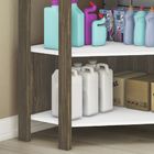 Estante De Canto Az1020 Com 5 Prateleiras - Branco/nogal