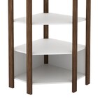 Estante De Canto Closet Multiuso 5 Prateleiras Az1020 Nogal/b