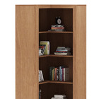 Estante De Canto Para Escritório E Home Office 4 Prateleiras