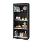 Estante De Escritório New City 2 Pt Cinza E Preta 68 Cm