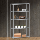 Estante De Estrutura Metálica Com 5 Prateleiras 175cm(a)92acm