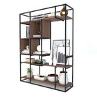 Estante De Ferro Com Madeira Estante Book - Coleção Aquarela