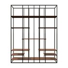 Estante De Ferro Com Madeira Estante Library - Coleção Aquare