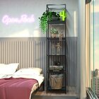 Estante De Ferro Com Madeira Estante Trend - Coleção Aquarela