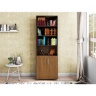 Estante De Livro Madeira Sala Avelã E Porta Pequena Freijó