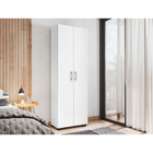 Estante De Livro Madeira Sala Branco E Porta Grande Branco