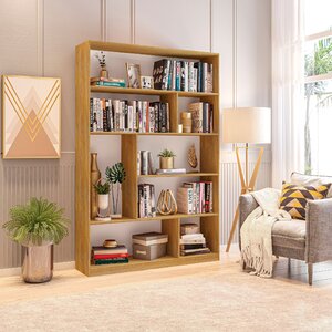 Estante De Livros 120cmx180cm 5 Prateleiras Seattle Yescasa Marrom