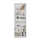 Estante De Livros 4 Portas 5 Prateleiras Branco