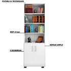 Estante De Livros Para Escritório Home Office Portas Pequenas