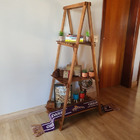 Estante De Madeira 3 Prateleiras Para Livros Escritório