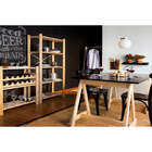 Estante De Madeira 5 Prateleiras Legno - Cru - Meu Móvel De M