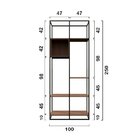 Estante De Madeira E Metalon Para Sala De Estar Space - Steel