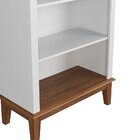 Estante De Madeira Maciça 4 Prateleiras Branco