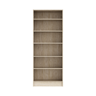 Estante de Madeira MDP com 6 Prateleiras e 4 Portas Oásis 204,8x79,8x28cm 54Kg EVO'M Spaceo