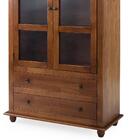 Estante De Madeira Para Cozinha 2 Portas 2 Gavetas Shop Jm