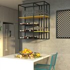 Estante De Metalon E Madeira Aérea Wonderful - Coleção Aquare