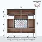 Estante De Metalon E Madeira Para Área Gourmet Rebusc - Giand
