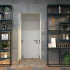 Estante De Metalon E Madeira Para Sala De Estar Duo Metalic A