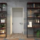 Estante De Metalon E Madeira Para Sala De Estar Duo Metalic M