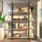 Estante De Metalon E Madeira Para Sala De Estar Expanse - Cre