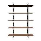 Estante De Metalon E Madeira Para Sala De Estar Expanse Marsa