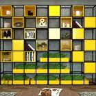 Estante De Metalon E Madeira Para Sala De Estar Metalic - Cas