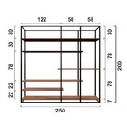 Estante De Metalon E Madeira Para Sala De Estar Oasis Amarelo