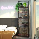 Estante De Metalon E Madeira Street - Coleção Aquarela - Mars