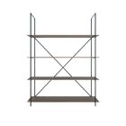 Estante De Metalon E Madeira Wooden - Coleção Aquarela - Amar