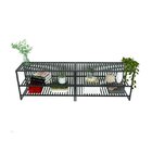 Estante De Metalon Para Sala De Estar Rack Euro - Preto - 1,4