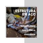 Estante De Nicho Alta Madeirada Tubos Ouro Velho