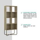 Estante De Nicho Alta Madeirada Tubos Ouro Velho