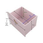 Estante De Nichos Com Baús Organizadores Coração Stella 100%