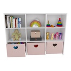 Estante De Nichos Com Baús Organizadores Coração Stella 100%
