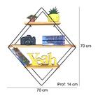 Estante De Parede Losango Es100 Hks Milani Store