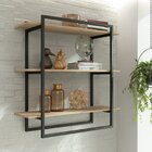 Estante De Parede Soul Ambiente Principal Escritório Preto /a