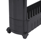 Estante de Plástico 77,5x12,5x54,5cm Preta Arthi