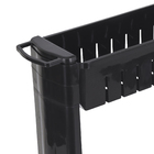 Estante de Plástico 77,5x12,5x54,5cm Preta Arthi